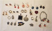 Earrings, Pendants, Rings, etc