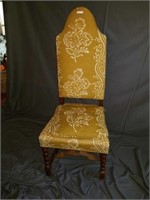Antique highback sitting chair