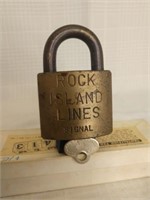 Rock Island lines padlock