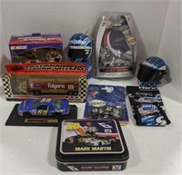 Flat of Nascar  collectibles