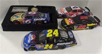 Nascar 1:24 scale die cast stock cars. Bidding on