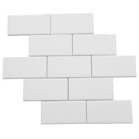 3 Cases of Ceramic Arctic White Subway Tiles