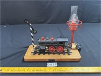 Cast Iron PRR Train Lamp