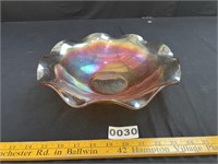 Carnival Glass Louisa Pattern Bowl