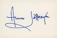 Anne Jeffreys signature cut