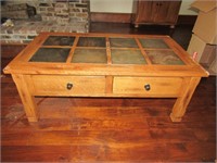 Coffee Table Has Dog Damage 19" T x 49" W x 28" D