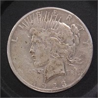 US Coins 1923-S Peace Silver Dollar, Circulated