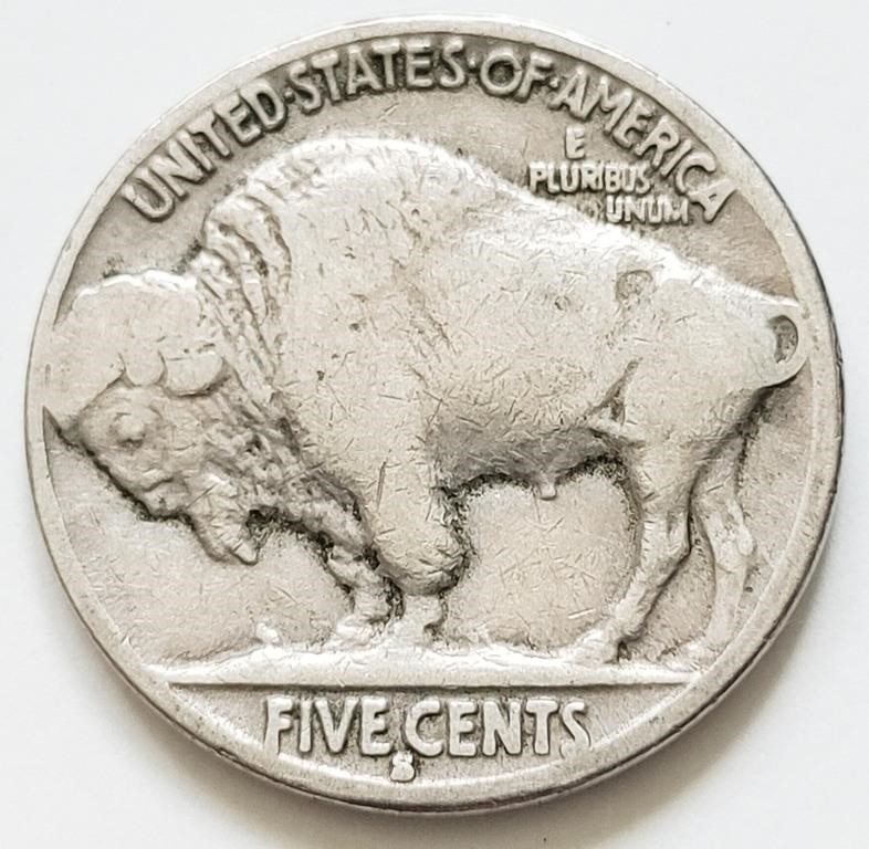 US 1935 "Buffalo" FIVE CENTS coin