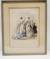 Antique Framed Print 12 x 15"