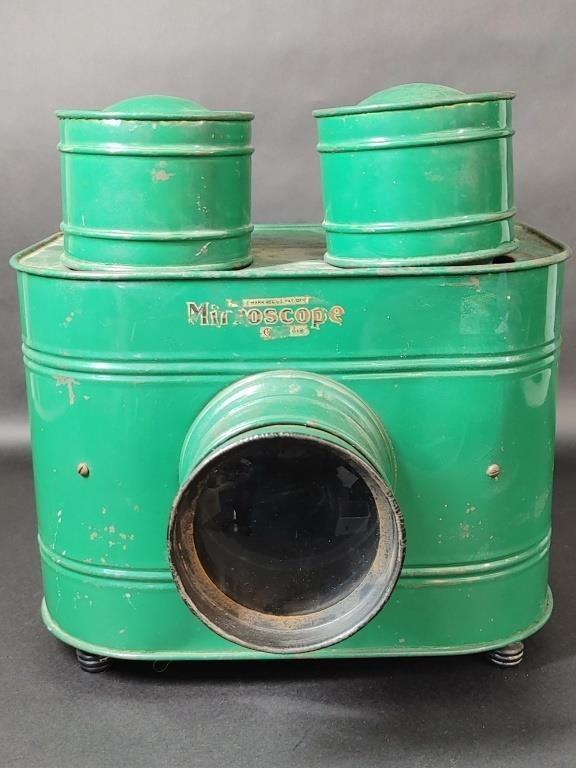Antique Green Mirroscope Opaque Projector