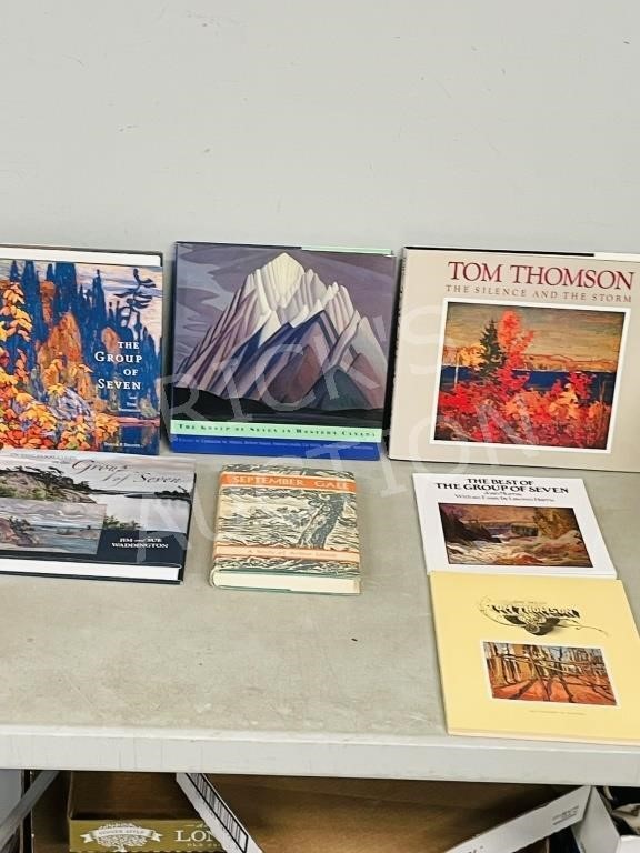 10- books, Group of Seven artists