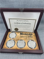 The Morgan Silver Dollar Collection includes 4