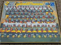 Vintage Framed 1996 Green Bay Packers Roster