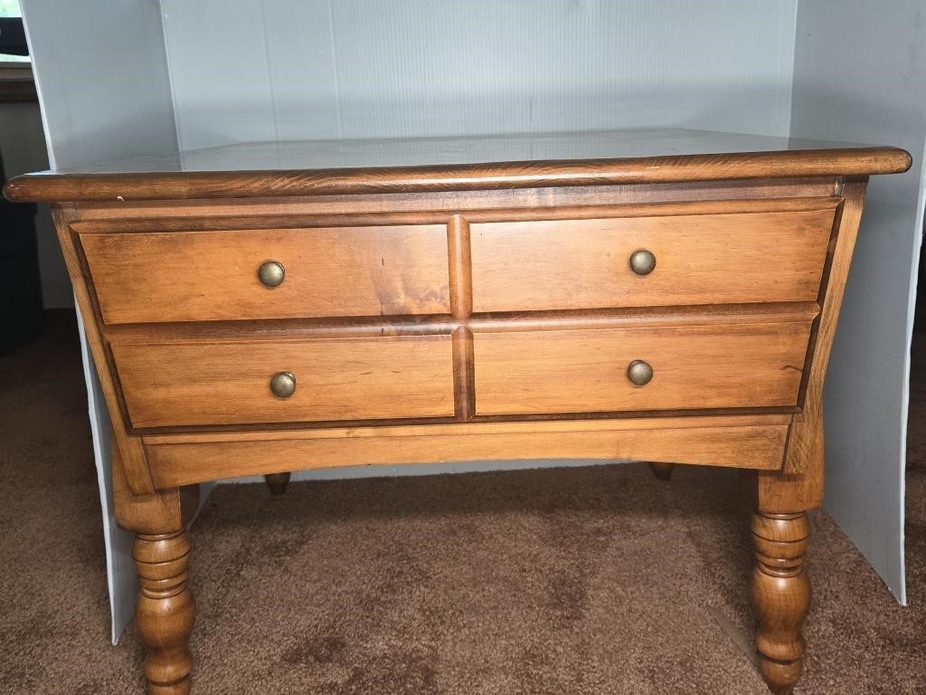 WOODEN END TABLE - UNBRANDED