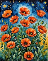 Papaver Rhoeas 2 Limited Edition Van Gogh Limited