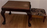 R - BENCH SEAT & SMALL FOOTSTOOL (H4)