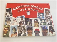 Vintage 1978 American League Baseball Red Book in