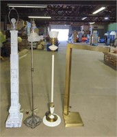 (E) Floor Lamps Inc, Mid Century "L Style"