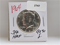 1964 90% Silver JFK Half $1 Dollar