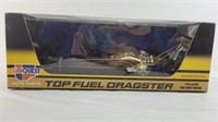 NIB CarQuest top fuel dragster golden edition