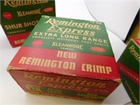 OLD VINTAGE EMPTY REMINGTON SHOTSHELL BOXES