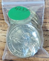 7 - SACAGAWEA & PRESIDENTIAL $1 COINS