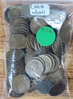 APPROX. 100 MIXED DATE LINCOLN WHEAT CENTS