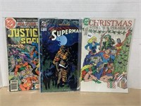 DC Superheroes mixed (lot of 3); Christmas #1