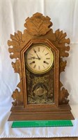 Oak Gingerbread Clock Key & Pendulum