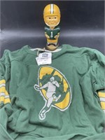 (Lm) Vintage Packers Bobblehead and long sleeve