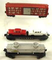 (3) LIONEL CARS