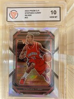 Steph Curry Silver Prizm Gem 10