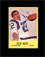 1967 Philadelphia #86 Dick Bass EX to EX-MT+