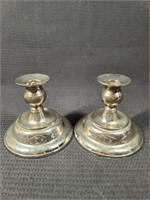 Candlestick Holders Silver Plated