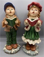 Collections Etc Christmas Carolers Figurines
