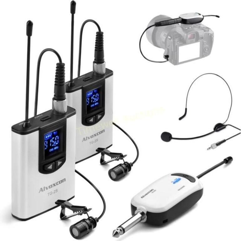 Wireless Headset Lavalier Microphone System