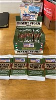 Box of sealed Desert storm cards