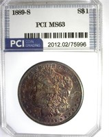 1889-S Morgan MS63 LISTS $575