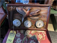 WALL CLOCK - BRIDGER TRADING CO - BAROMETER & THER