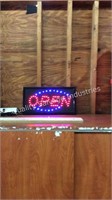 1 LOT LED OPEN SIGN (LOBBY)