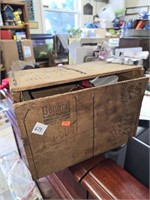 Antique Wooden Vegetable/Fruit Half Size Crate