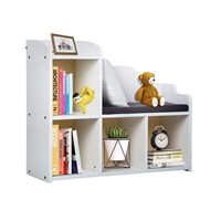 N\A Bookshelf for Kids with Cushion Reading Corner
