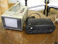Mini TV And Clock Radio