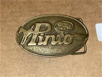 Brass Ford Pinto Belt Buckle