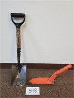 D-Handle Spade and Trench Shovel Head (No Ship)