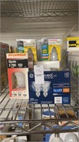 Various light bulbs- shelf lot