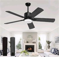 Ceiling Fan with Lights and Remote, 52 Inch. Moder