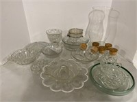 Pressed Glass, Assorted Glassware