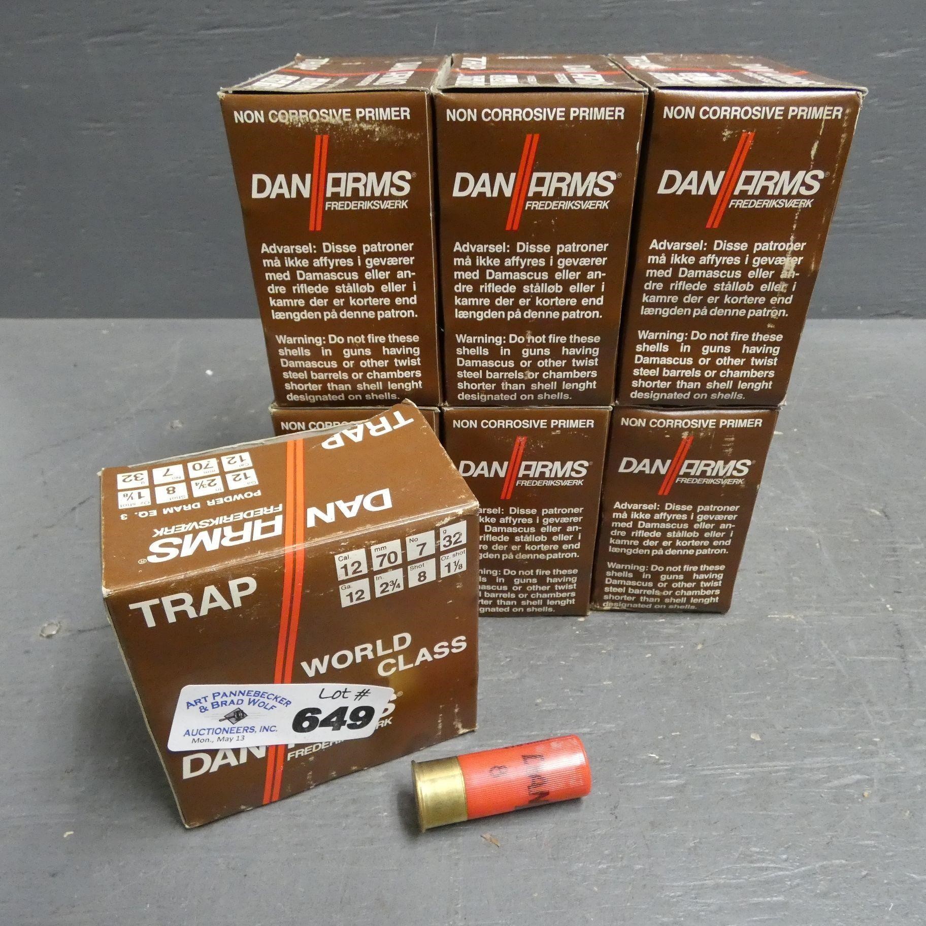 (7) Full Boxes of Dan Arms 12 Ga Shotgun Shells