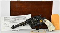 Engraved & Inlayed Colt New Service Revolver .44